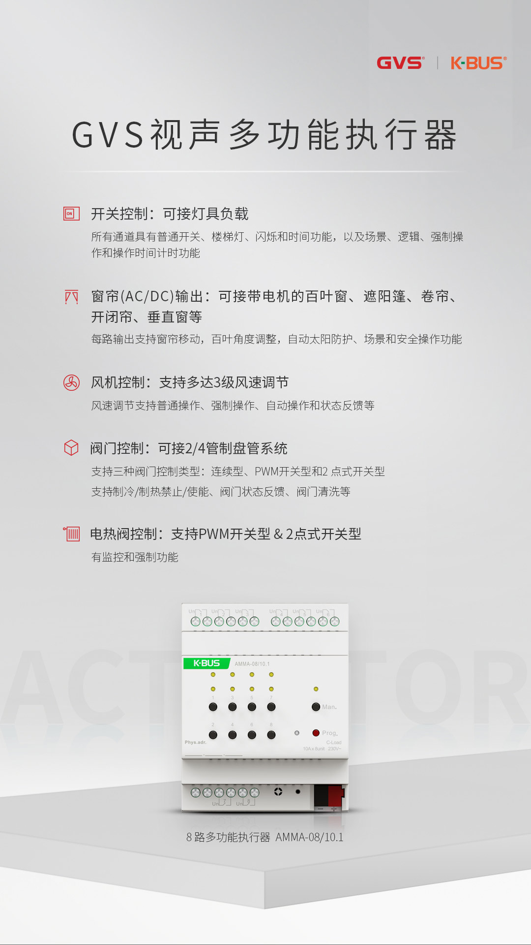 GVS視聲多功能執行器