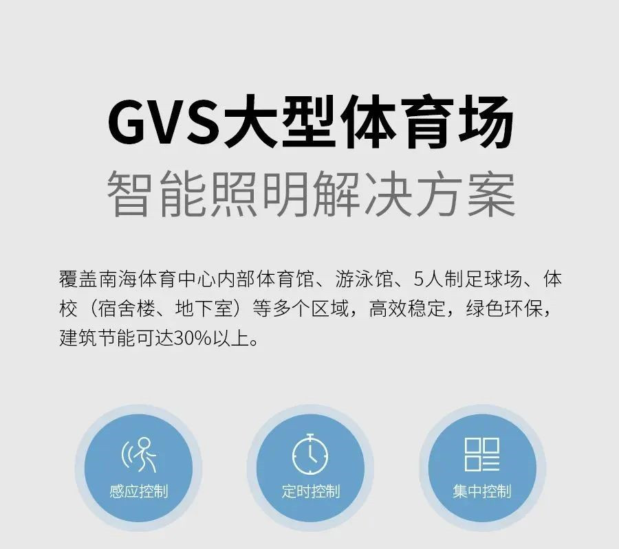 南海體育中心部署了以K-BUS智能控制系統為核心的智能照明解決方案