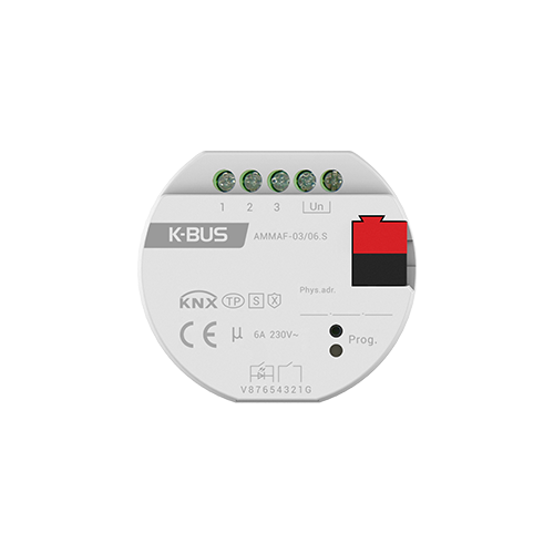 KNX安全3路嵌入式多功能執行器