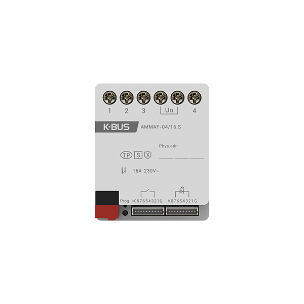 KNX安全4路嵌入式多功能執行器